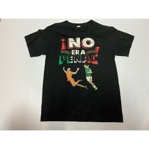 No Era Penal Soccer TShirt Mexico Netherlands Football 2014 Penalty Mens Small